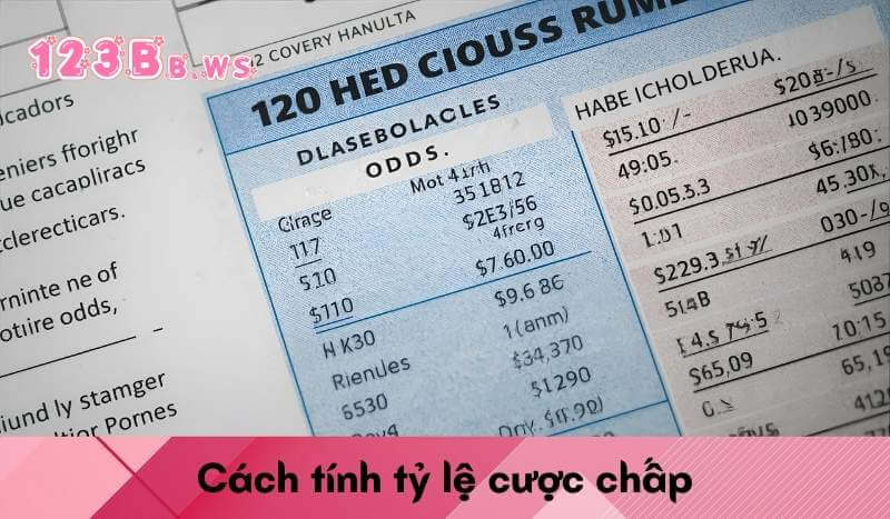 Cách tính tỷ lệ cược chấp